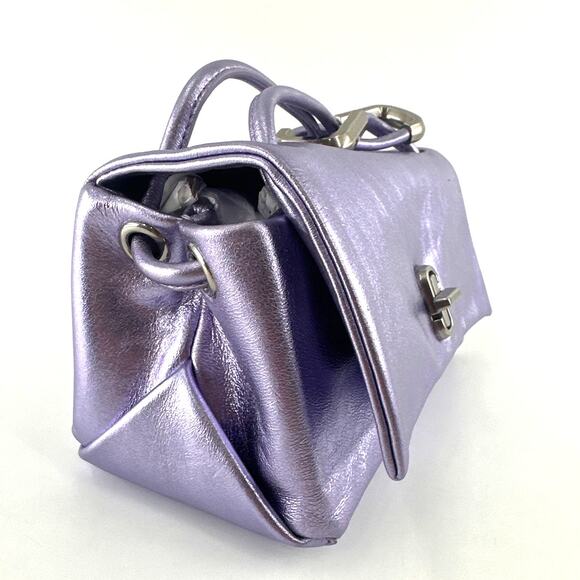 Marc Jacobs Lilac The Metallic Mini Dual Bag - Picture 8 of 11